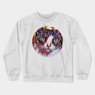 Furry floppy cat Crewneck Sweatshirt